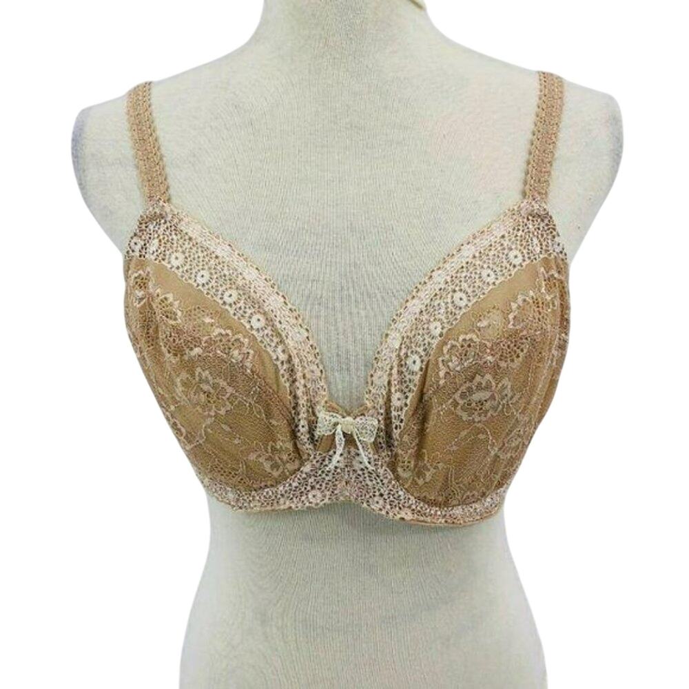 Wacoal Feminine Edge Two Section Cup Beige Lace 34DD